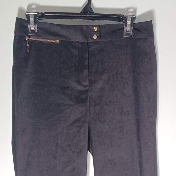 Vintage J.McLaughlin Pants Womens 4 Black 90s Minimalist Capsule Office Siren - Picture 2 of 9